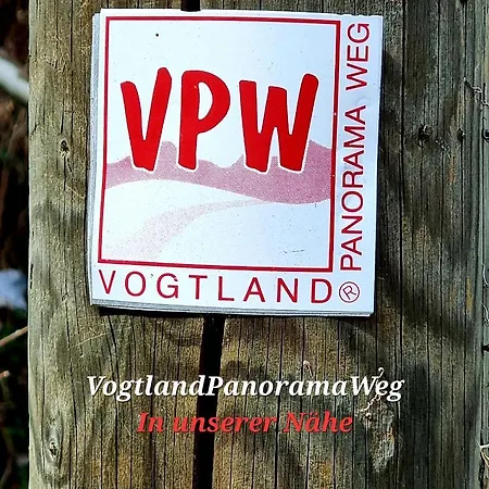 Blick Mylau - Nähe Freizeitpark Plohn&weltgrößter Ziegelsteinbrücke Apartamento Reichenbach im Vogtland