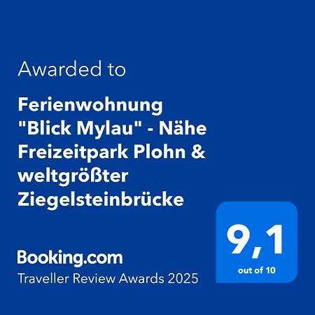 Blick Mylau - Nähe Freizeitpark Plohn&weltgrößter Ziegelsteinbrücke Apartamento Reichenbach im Vogtland